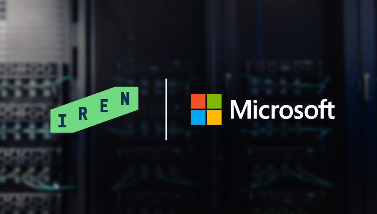 微软扩大AI算力版图，前矿商IREN获近百亿订单股价暴涨
