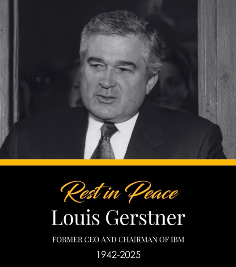 传奇落幕 IBM前CEO郭士纳逝世 曾主导“蓝色巨人”成功转型