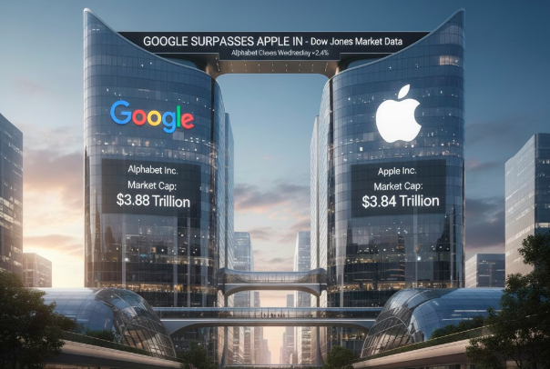 时隔七年！谷歌市值终于反超苹果