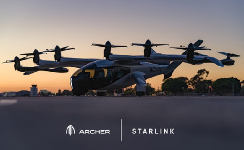 星链首闯空中交通 将为飞行出租车接上低轨高速互联网
